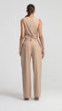 Camel V-Neck Vest